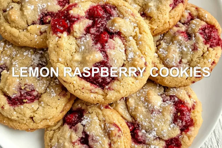How to Make Delicious Lemon Raspberry Cookies Quickly