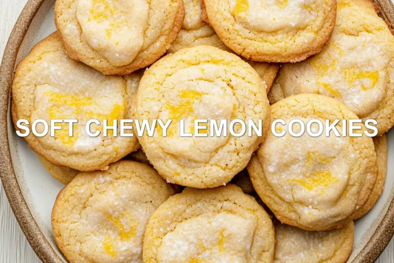 Irresistibly Soft Chewy Lemon Cookies to Try Now