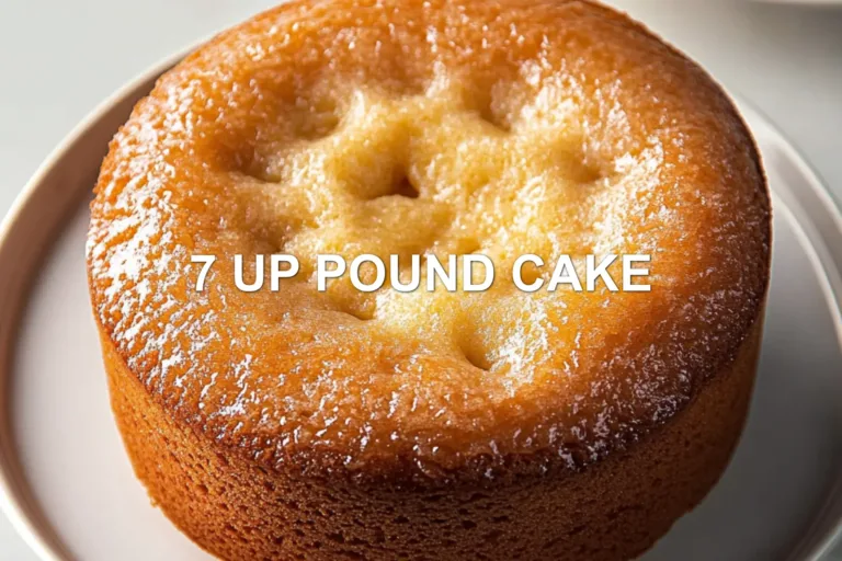 7 Up Pound Cake: A Simple and Delicious Baking Delight