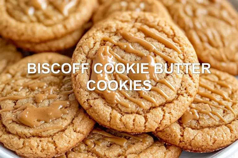 How To Make Biscoff Cookie Butter Cookies: Delicious and Easy