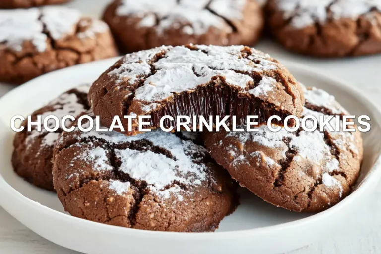 Chocolate Crinkle Cookies Easy Recipe for Fun Baking