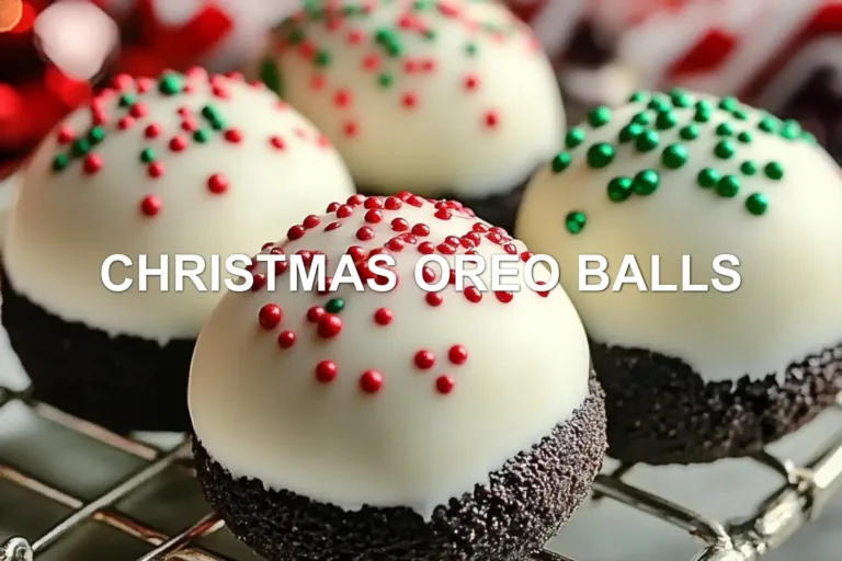 How to Make Irresistible Christmas Oreo Balls at Home