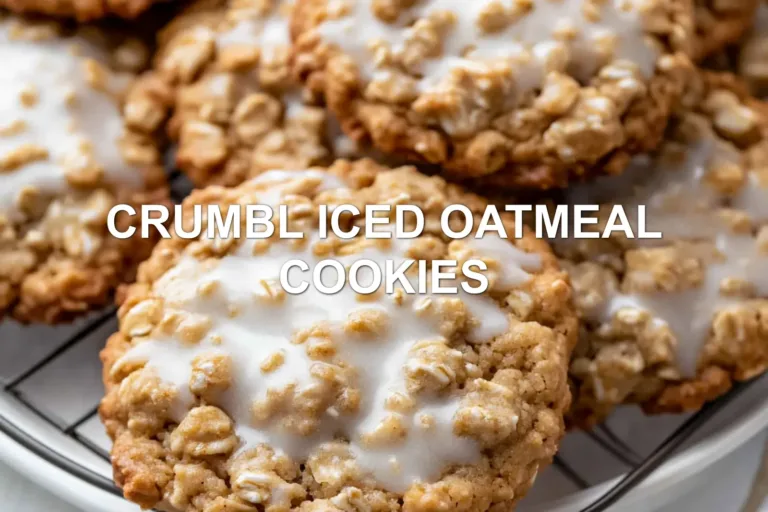 Crumbl Iced Oatmeal Cookies Best Quick Way to Bake