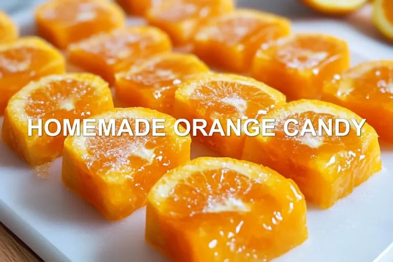 Irresistible Homemade Orange Candy: Perfect Treat