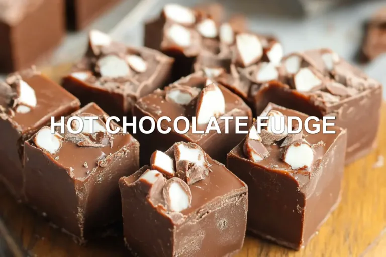 How to Make Hot Chocolate Fudge: A Cozy Creation