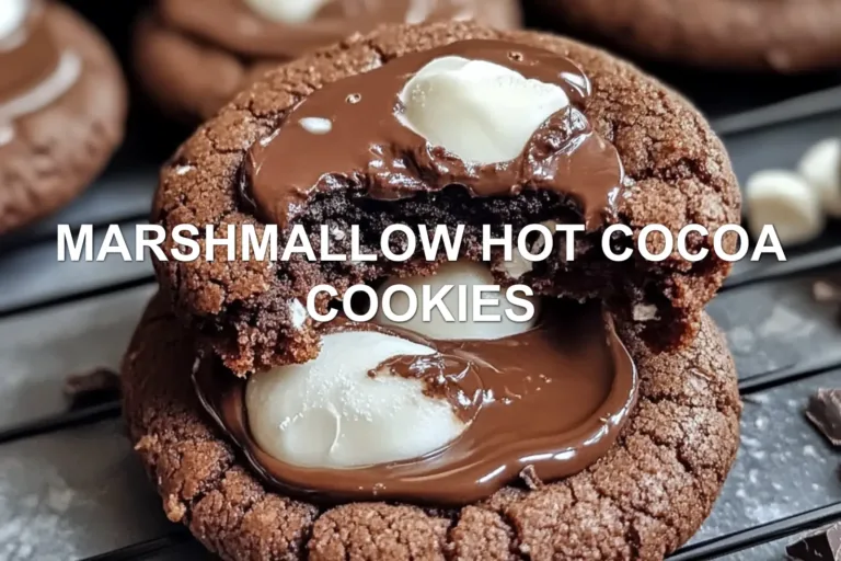 Ultimate Recipe for Marshmallow Hot Cocoa Cookies