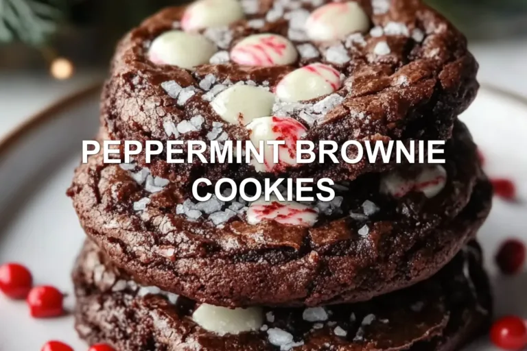 How to Make Peppermint Brownie Cookies: A Fun Treat