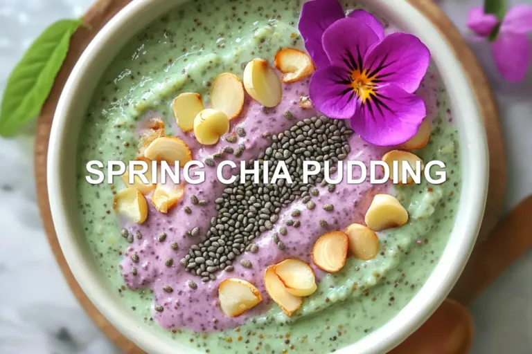 Enjoy Irresistible Spring Chia Pudding Every Morning