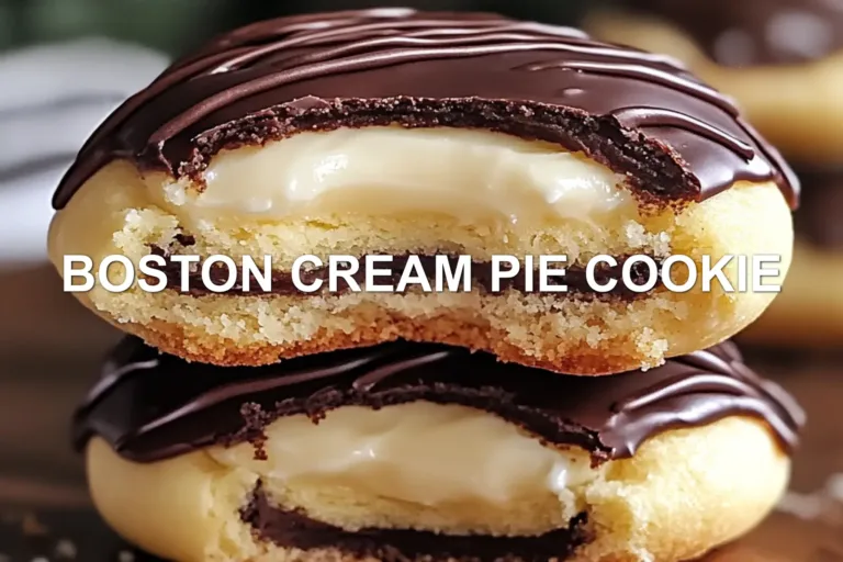 How to Make Irresistible Boston Cream Pie Cookie