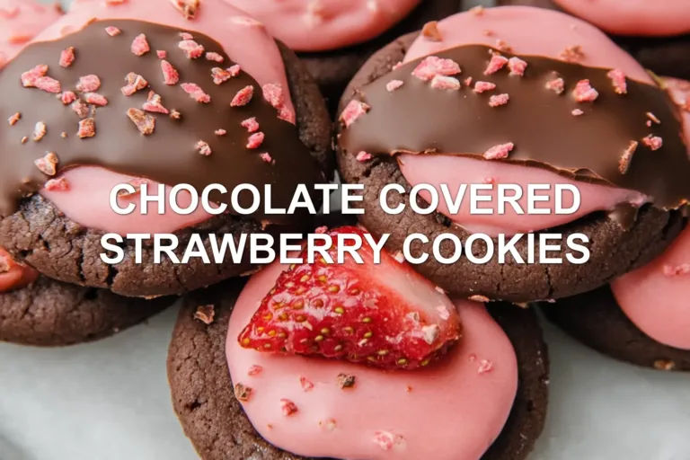 Easy Chocolate Covered Strawberry Cookies You’ll Love