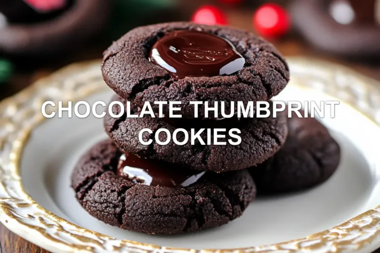 Easy Chocolate Thumbprint Cookies Recipe Youll Love