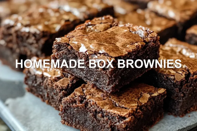 How to Make Irresistible Homemade Box Brownies Quickly