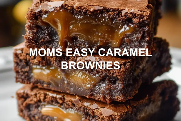 The Best Moms Easy Caramel Brownies You Need Now