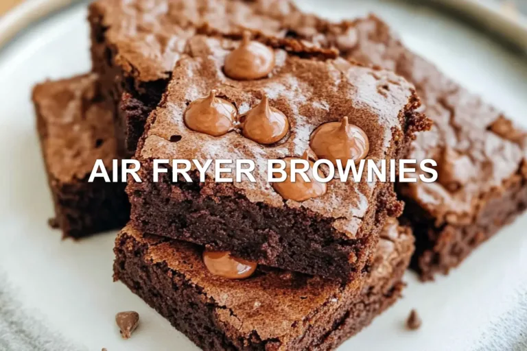Air Fryer Brownies Recipe Easy Fudgy and Irresistible