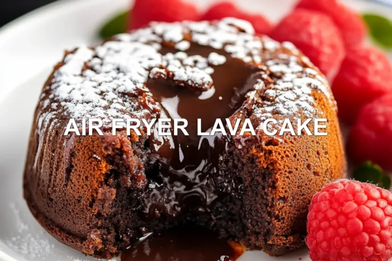 Air Fryer Lava Cake Recipe Easy Irresistible Dessert