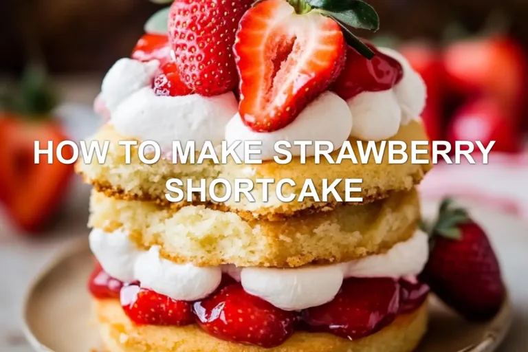 Easy How to Make Strawberry Shortcake Homemade Fresh