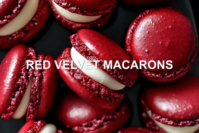 Red Velvet Macarons Recipe Easy Ultimate Guide