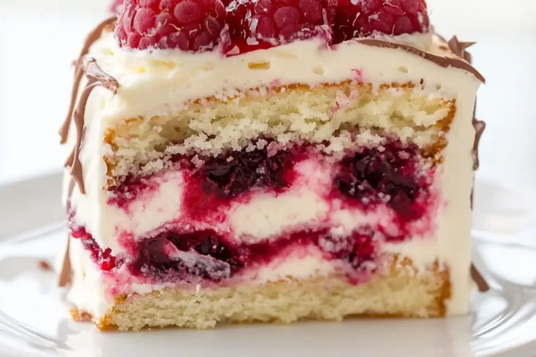 White Chocolate Raspberry Cake Recipe Easy and Delicious