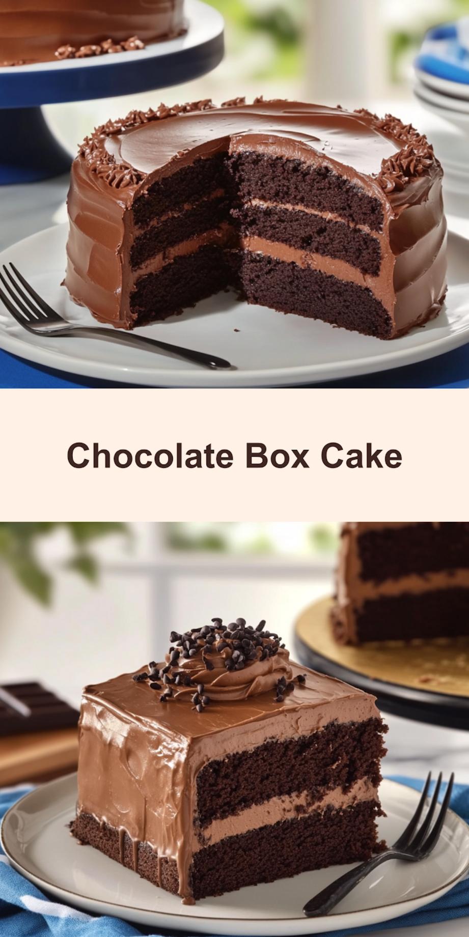 How to Make Chocolate Box Cake Better: 5 Easy Tricks 3 How to make chocolate box cake better - pin-worthy finished cake with rich texture