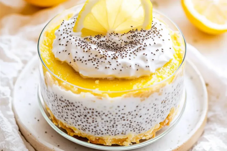 Easy Protein Lemon Cream Pie Chia Seed Pudding Recipe