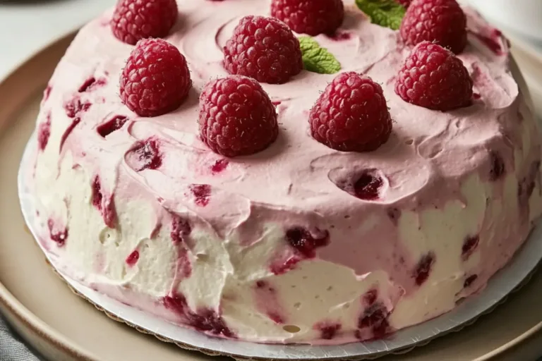 Raspberry Angel Food Cake Recipe Easy and Delicious