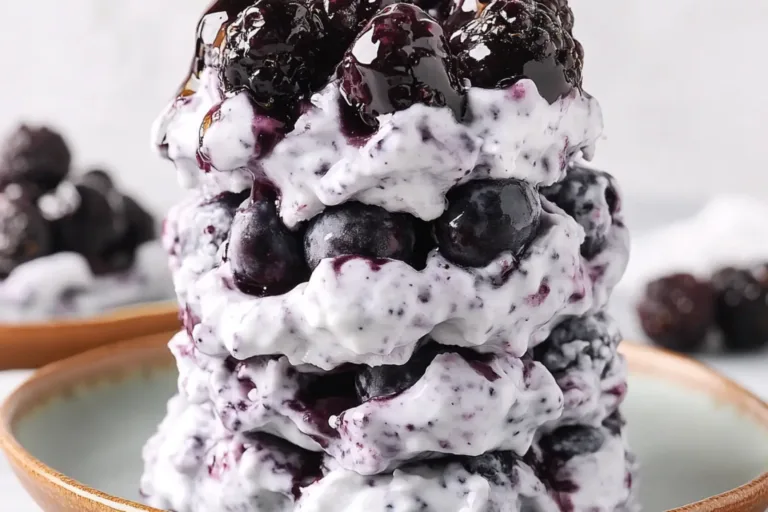 Easy Wholesome Frozen Blueberry Yogurt Clusters Recipe