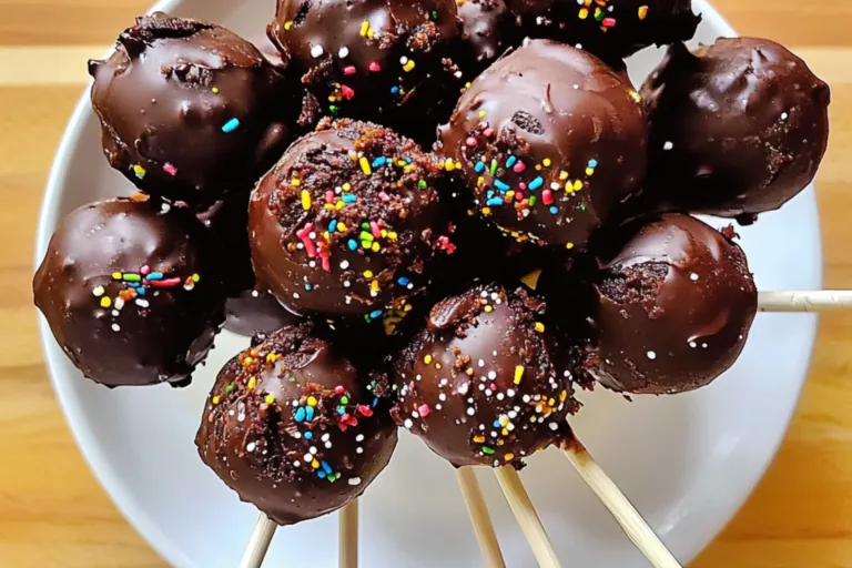 Chocolate Cake Pops Homemade Recipe Easy and Delicious