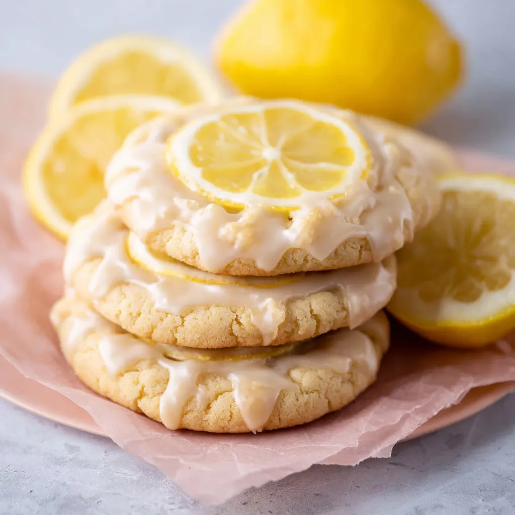 Crumbl Copycat Lemon Glaze Cookie Real Irresistible Fresh Treat You Need 1 Lemon glazed cookie for spring brunch