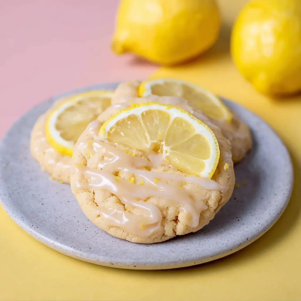 Crumbl Copycat Lemon Glaze Cookie Real Irresistible Fresh Treat You Need 2 Lemon glazed cookie for spring brunch