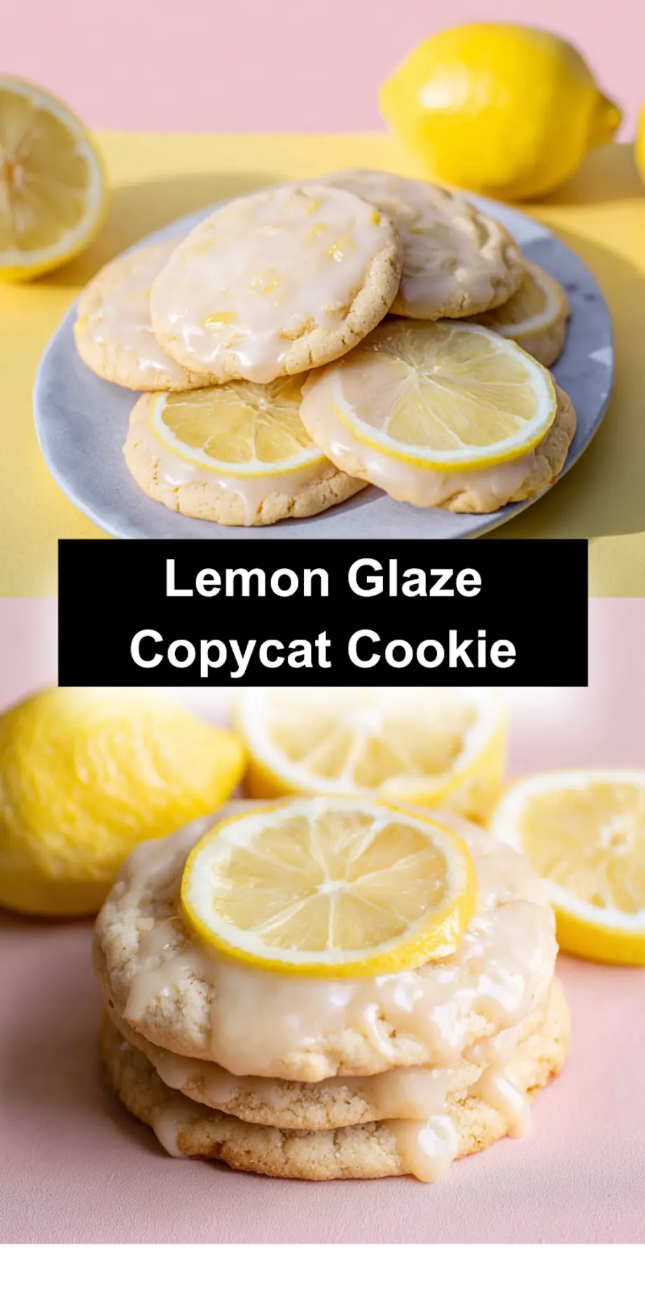 Crumbl Copycat Lemon Glaze Cookie Real Irresistible Fresh Treat You Need 3 Crumbl copycat lemon glaze cookie pin image