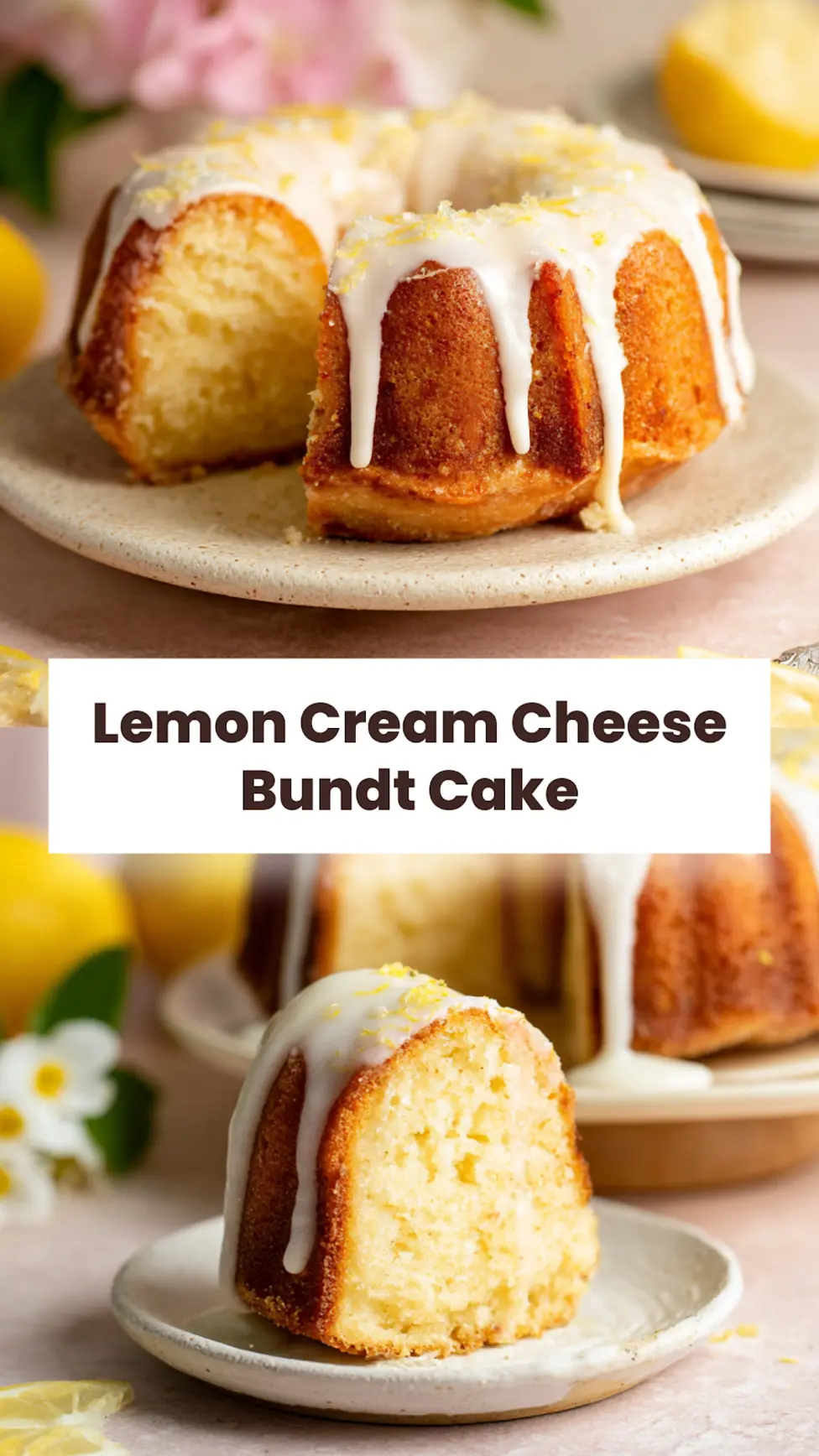 Lemon Cream Cheese Bundt Cake This Irresistible Recipe You Need 3 Lemon cream cheese bundt cake for brunch