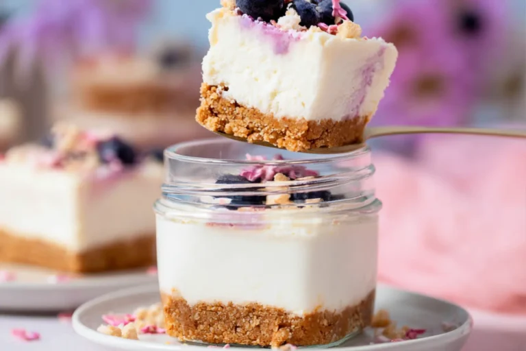 No Bake Protein Cheesecake Bars Satisfying Real New Way to Love Dessert