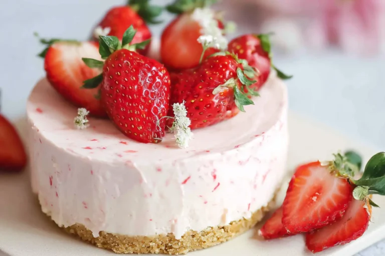 No Bake Strawberry Cheesecake Irresistible Fresh Best Creamy Dessert You Need