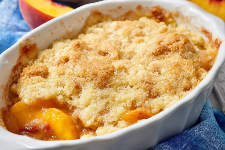 Peach Dump Cake Cobbler Style Warm Satisfying Recipe You Need to Make Now