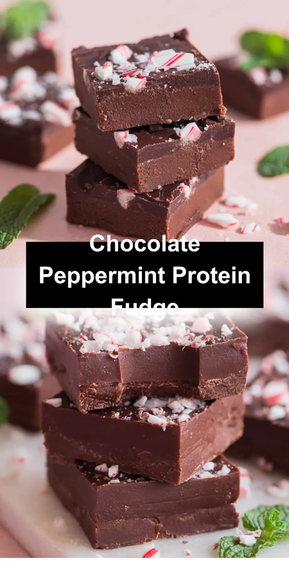 Protein Fudge Chocolate Peppermint Rich Satisfying Treat You Need to Make 3 Medjool date chocolate peppermint fudge holiday gift